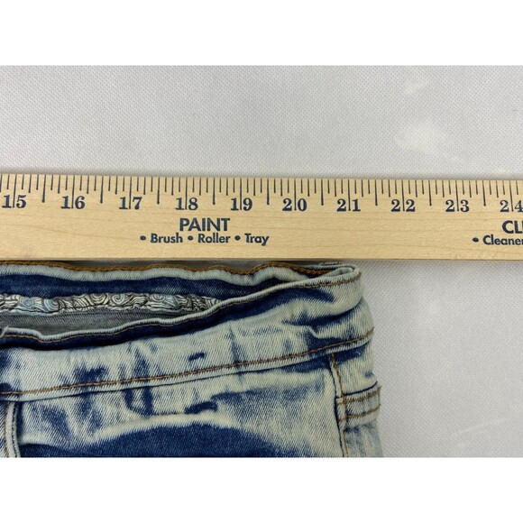 FWRD Denim Men 42/32 Blue Jeans Distressed Paint Splatter Urban Wear - Picture 10 of 11